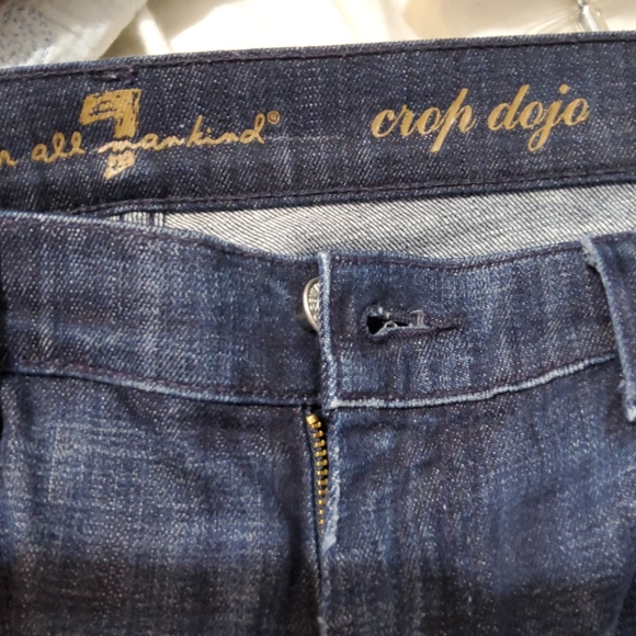 7 for all mankind cropped dojo size 28 vguc - Picture 7 of 8